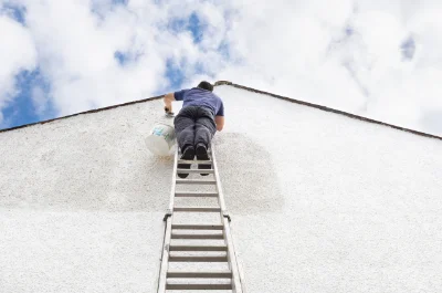 Peinture extérieure au Reposoir — façades et ravalement